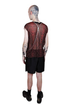 Ivy Berlin - Snake Print Mesh Tank Top – Available in Red and Blue
