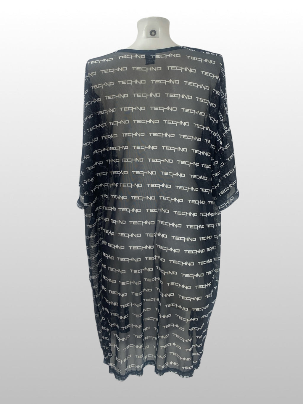 Kalu Ibiza - Mesh Techno Kimono - Black