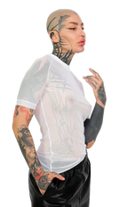 Obectra - Mesh T- shirt - Whitee