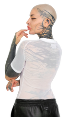 Obectra - Mesh T- shirt - Whitee